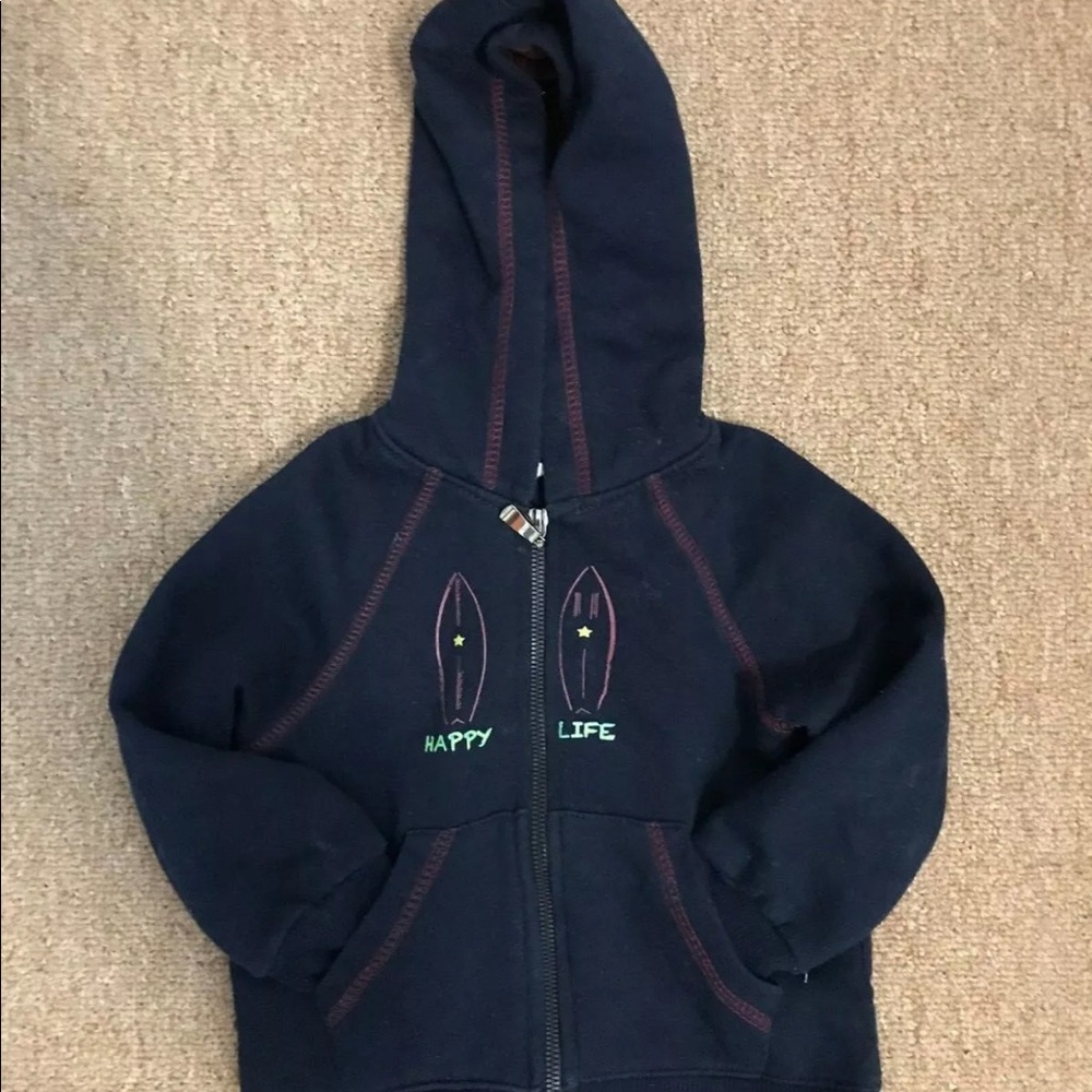 Navy Blue Toddlers Bella Hoodie Size 12 Months
